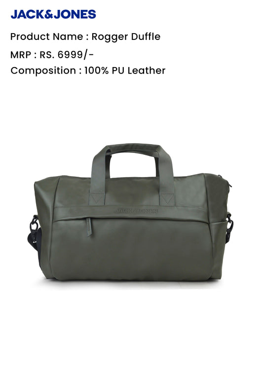 JACK & JONES ROGGER DUFFLE -OLIVE GREEN