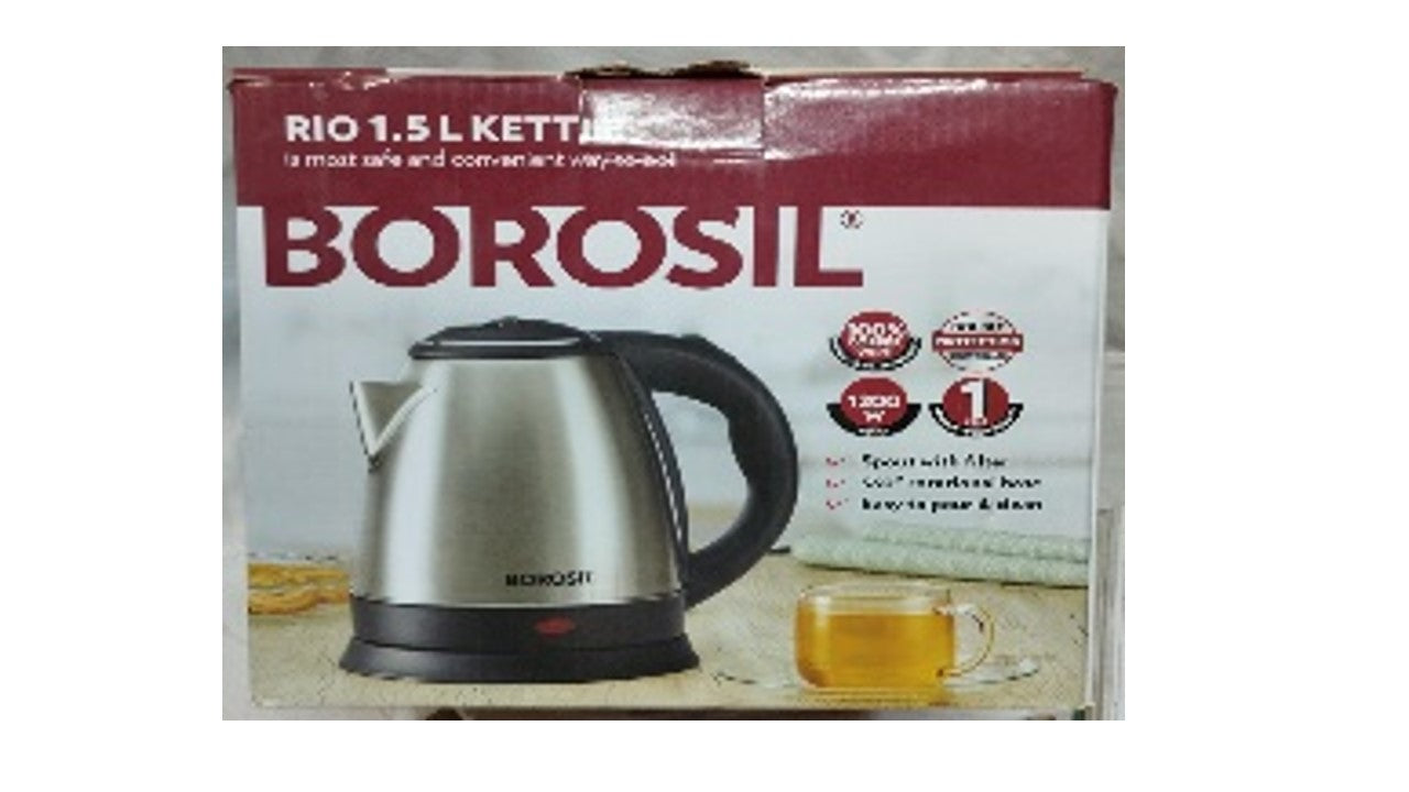 BOROSIL 1.5 litres ELECTRIC KETTLE image 1