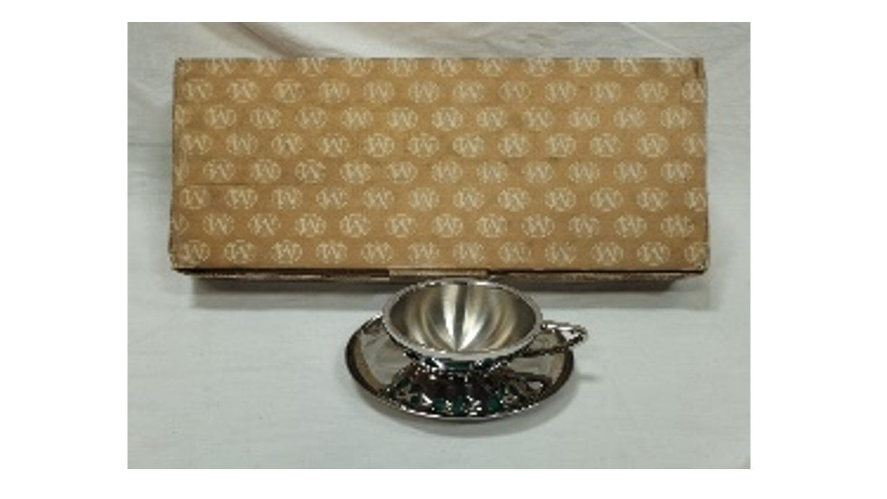 VARDHAMAAN AURA CUP SAUCERS SETOF 4 image 1