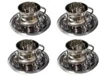 VARDHAMAAN AURA CUP SAUCERS SETOF 4 image 0