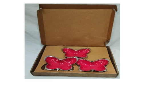 MAGGPPIE AMBORALA NUT BOWL SET ' 3 SHAPE - BUTTERFLY image 0