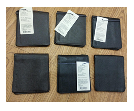 JAC PETER WALLET BROWN & Black image 0