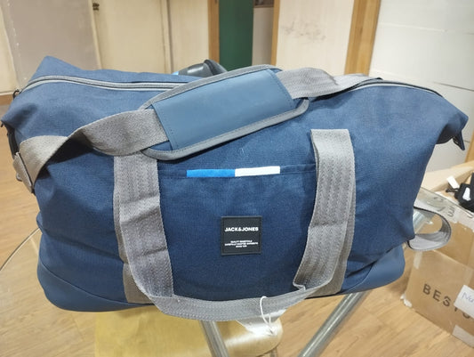 JACK & JONES AUGUST DUFFLE - NAVY BLUE