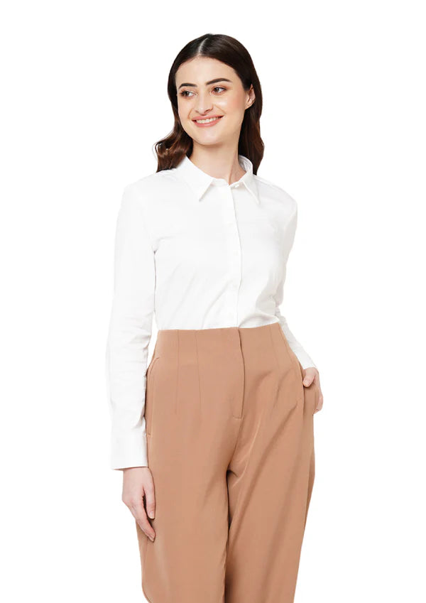 VERO MODA CARLINE SHIRT WHITE