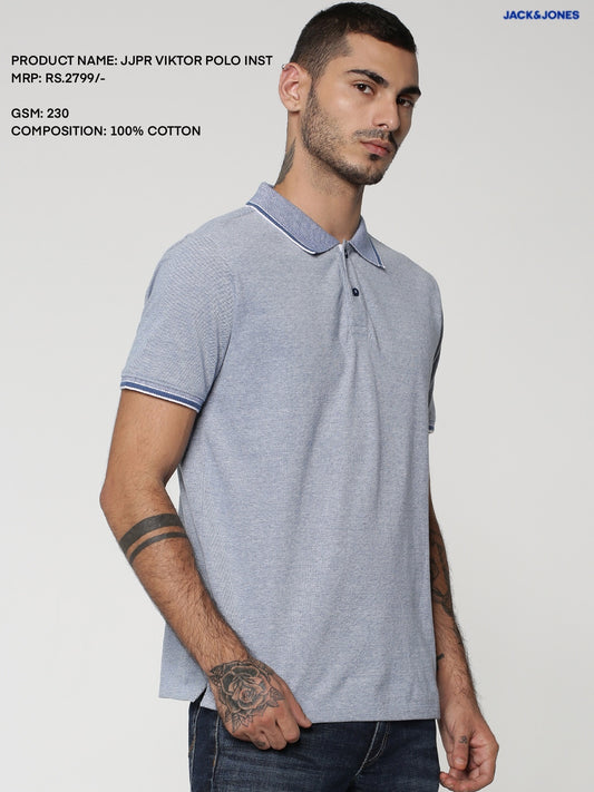 ACK & JONES VIKTOR POLO -BLUE
