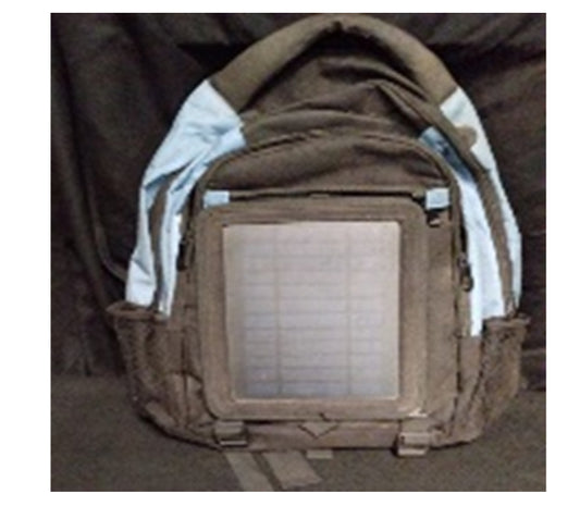 solar bag colour (black&blue) image 0