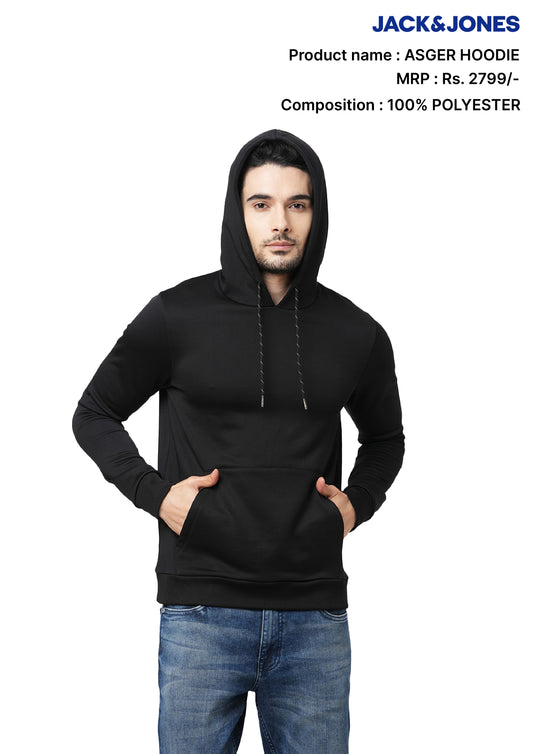 JACK & JONES ASGER HODIE - BLACK
