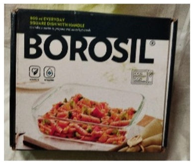 BOROSIL 800 ML SQUARE DISH WITH HANDLE image 1