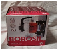 BOROSIL  CARAFE WITH STRAINER IN LID BLACK 650 ML image 1