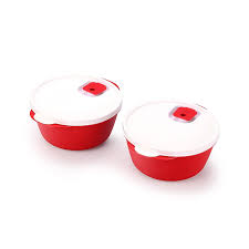 OLIVEWARE micro dynasty set of 2 cookt serve(red) image 0