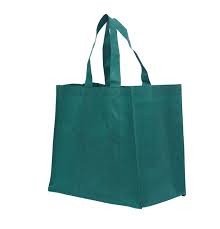 green , blue, non woven bag image 0