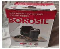 BOROSIL LUNCH BOX -2 CONTAINERS image 1