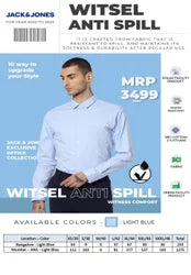 JACK & JONES WITSEL /ANTI SPILL LIGHT BLUE