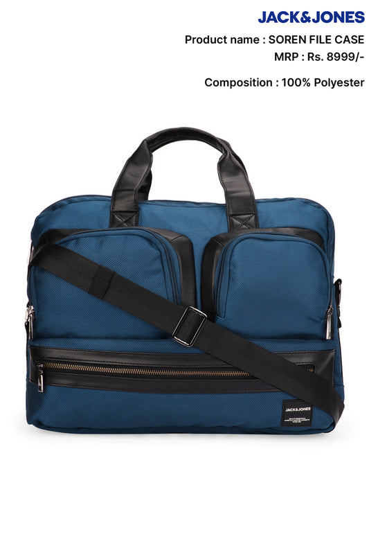 JACK & JONES SOREN FILECASE -TAN