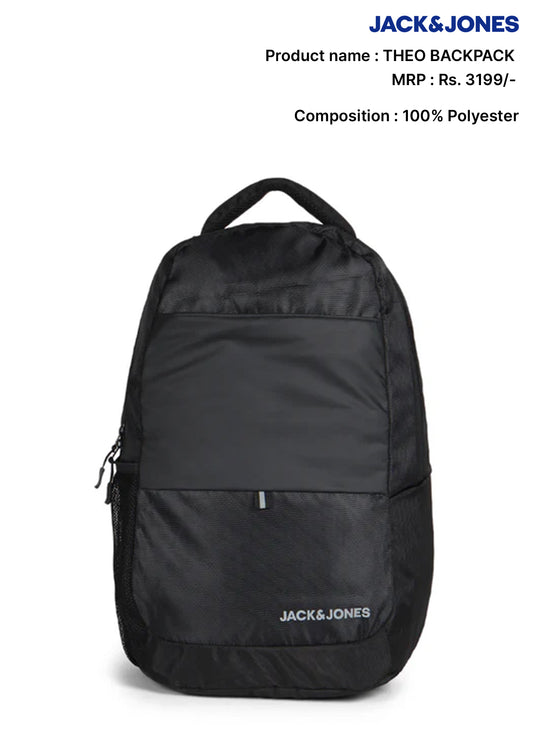 JACK & JONES THEO PRO BACKPACK -BLACK